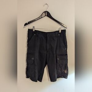 Point Zero Black Cargo Shorts - Men's Size 32